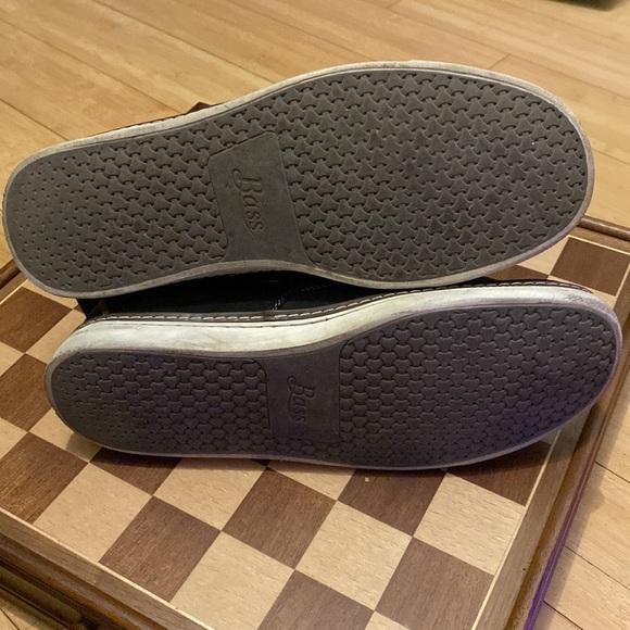 Bass-Marc, Black suede leather, Mens size 8.5 - Picture 9 of 12